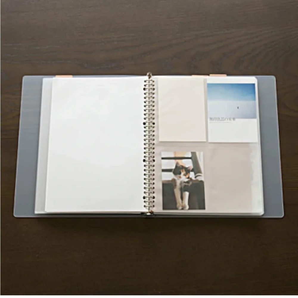 NWT MUJI Polypropylene A4 Size 30 Rings Binder Capacity: Loose Leaf 130 Sheets